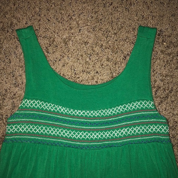 Sequin Hearts Green Bubble Dress - Size Medium - Picture 2 of 7
